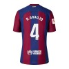 Maillot de Supporter FC Barcelone R. Araujo 4 Domicile 2023-24 Pour Enfant